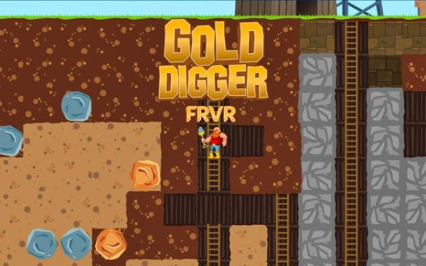 Gold Digger FRVR Mining Game Online