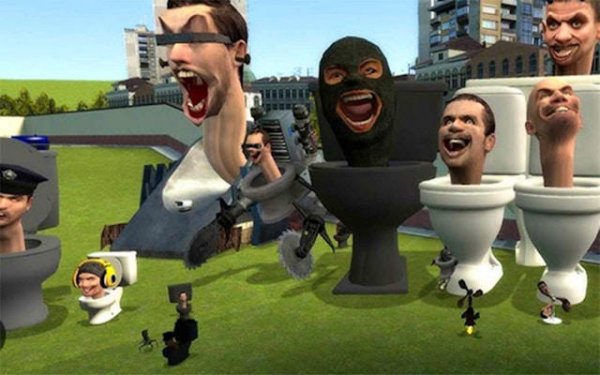 Skibidi Toilet Five Difference 2 - Online Puzzle Game
