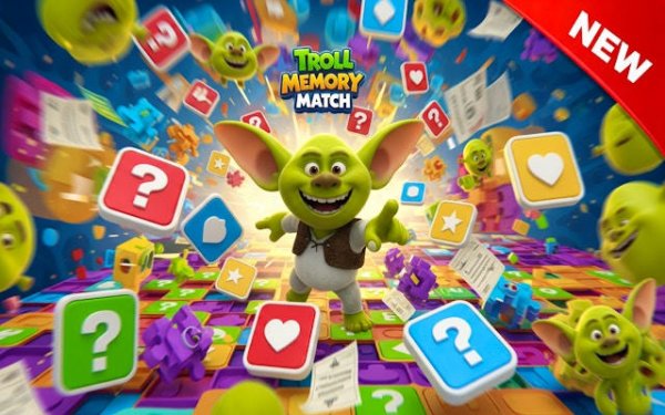 Troll Memory Match Game